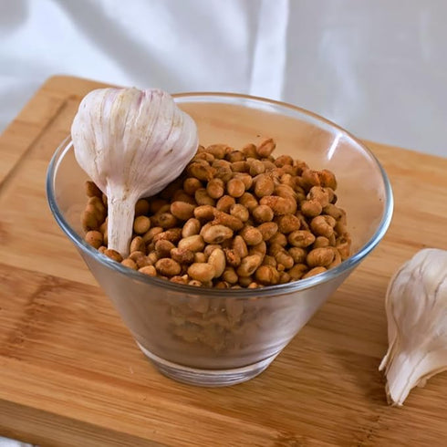 Healthy Master Roasted Soya Nuts | Garlic Flavour